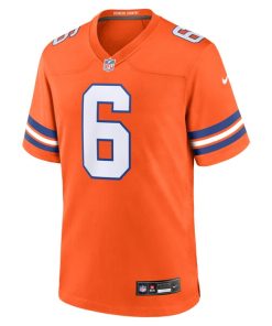 Alternative view of P.J. Locke III Denver Broncos Nike Mile High Collection 1977 Throwback Player Game Jersey - Orange
