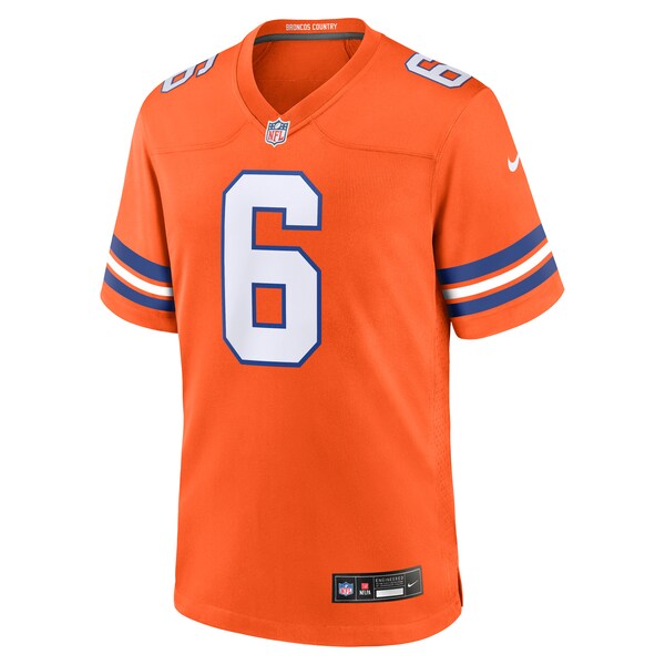 P.J. Locke III Denver Broncos Nike Mile High Collection 1977 Throwback Player Game Jersey - Orange - Image 2