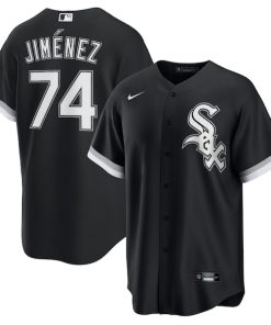 Eloy Jimenez Chicago White Sox Nike Alternate Replica Player Name Jersey - Black/White