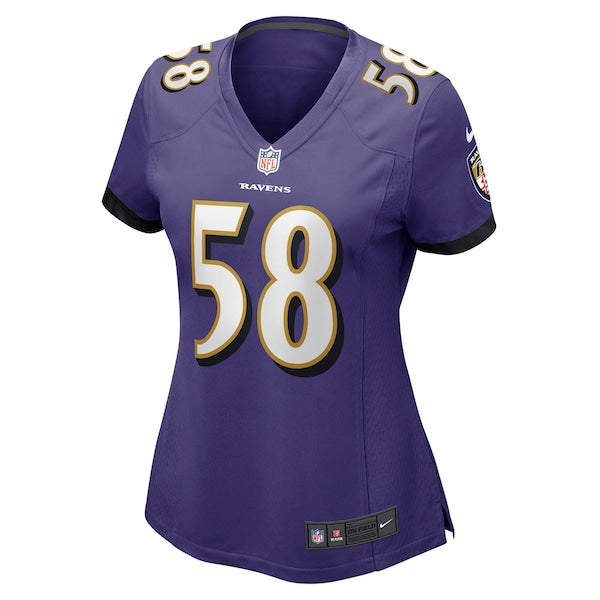 Michael Pierce Baltimore Ravens Nike Women's Player Game Jersey - Purple - Image 2