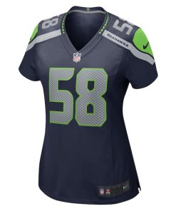 Alternative view of Derick Hall Seattle Seahawks Nike Women's  Game Jersey - College Navy