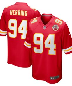 Malik Herring Kansas City Chiefs Nike Team Game Player Jersey - Red