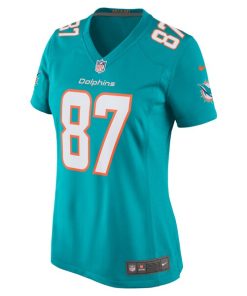 Alternative view of Freddie Swain Miami Dolphins Nike Women's  Game Jersey -  Aqua