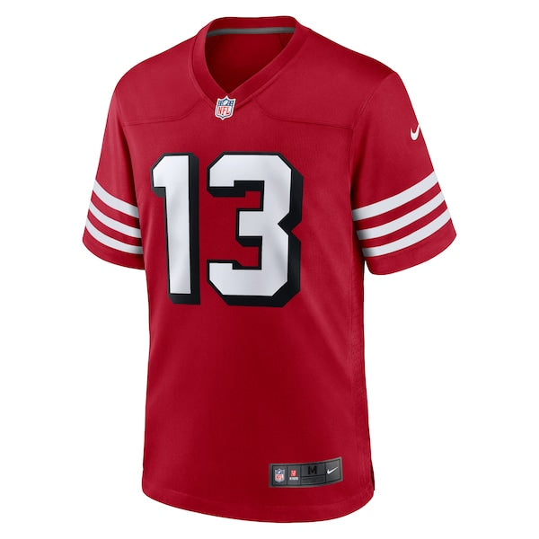 Brock Purdy San Francisco 49ers Nike Alternate Game Player Jersey - Scarlet - Image 3