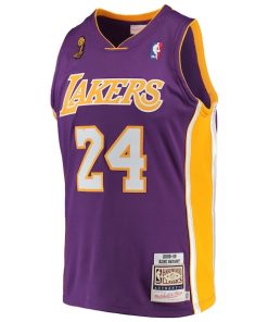 Alternative view of Kobe Bryant Los Angeles Lakers 2008/09 Hardwood Classics Authentic Jersey - Purple