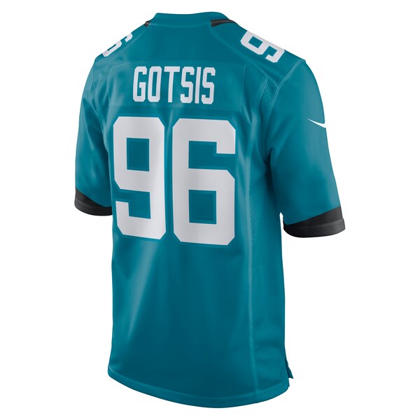 Adam Gotsis Jacksonville Jaguars Nike Game Jersey - Teal - Image 3