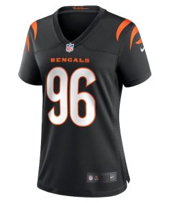 Alternative view of Cam Sample Cincinnati Bengals Nike Women's Game Jersey - Black