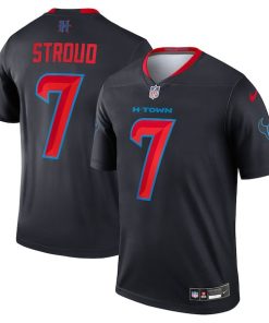 C.J. Stroud Houston Texans Nike 2nd Alternate Legend Player Performance Top - Navy