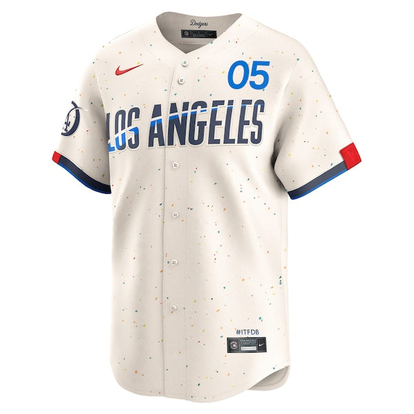 Freddie Freeman Los Angeles Dodgers Nike 2024 City Connect Limited Player Jersey - Cream - Image 2