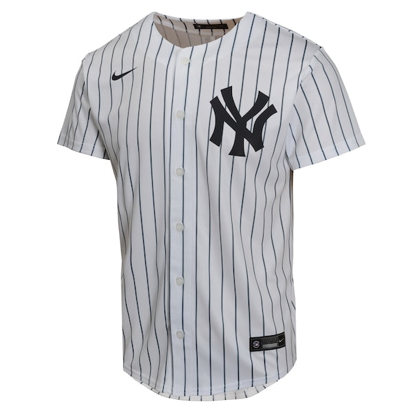 New York Yankees Nike Youth Home Game Jersey - White - Image 2