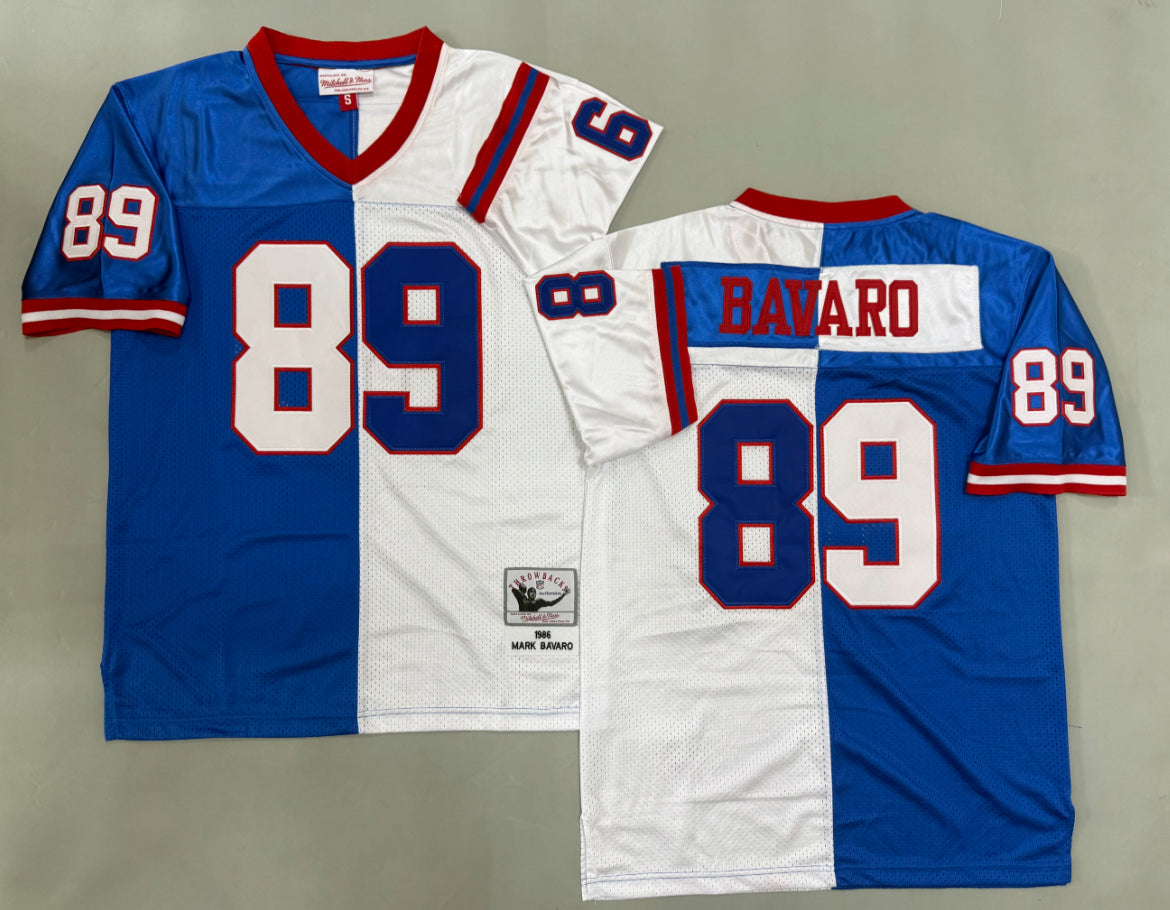 Mark Bavaro New York Giants Authentic Split Throwback Retired Player Jersey