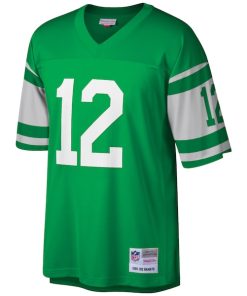Alternative view of Joe Namath New York Jets Big & Tall 1968 Retired Player Replica Jersey - Green