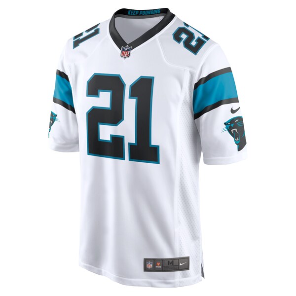 Jeremy Chinn Carolina Panthers Nike Game Jersey - White/Black/Blue - Image 3