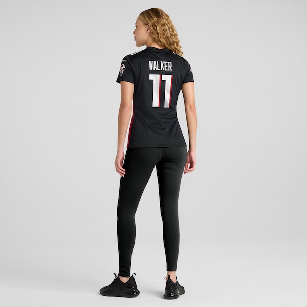 Jalon Walker Atlanta Falcons Nike Women's Team Game Jersey - Black - Image 5