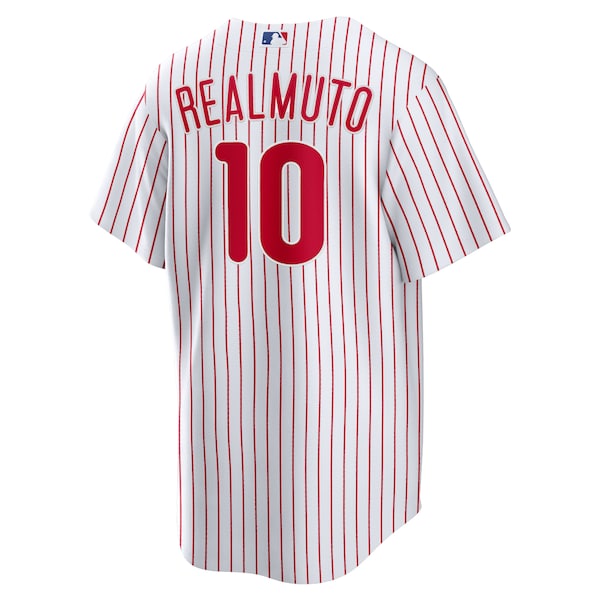JT Realmuto Philadelphia Phillies Nike Home Replica Player Name Jersey - White - Image 3