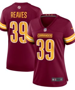 Jeremy Reaves Washington Commanders Nike Women's  Game Jersey -  Burgundy