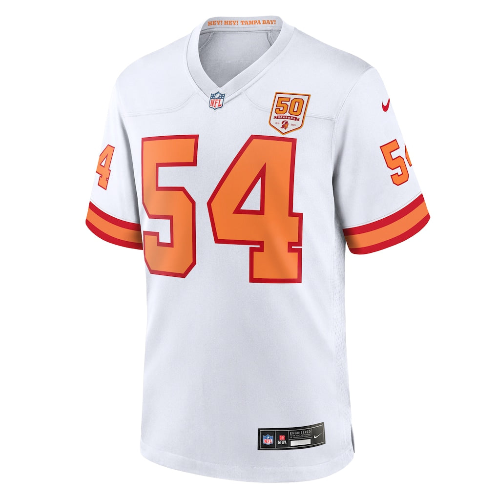 Lavonte David '76 Tampa Bay Buccaneers Nike 50th Season Game Jersey - White - Image 2
