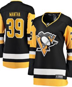 Anthony Mantha Pittsburgh Penguins  Women's Home Breakaway Jersey - Black