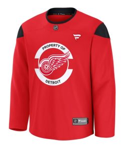 Alternative view of Detroit Red Wings  Home Practice Jersey - Red
