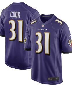 Dalvin Cook Baltimore Ravens Nike  Game Jersey -  Purple