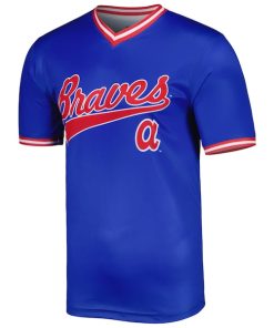 Alternative view of Atlanta Braves Stitches Cooperstown Collection Team Jersey - Royal