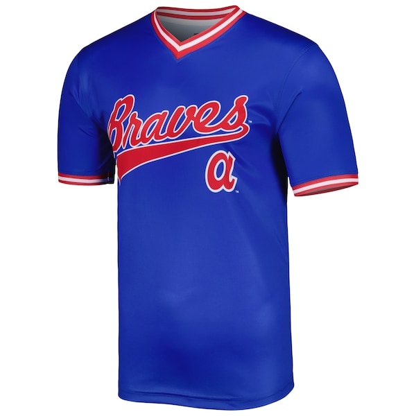Atlanta Braves Stitches Cooperstown Collection Team Jersey - Royal - Image 2