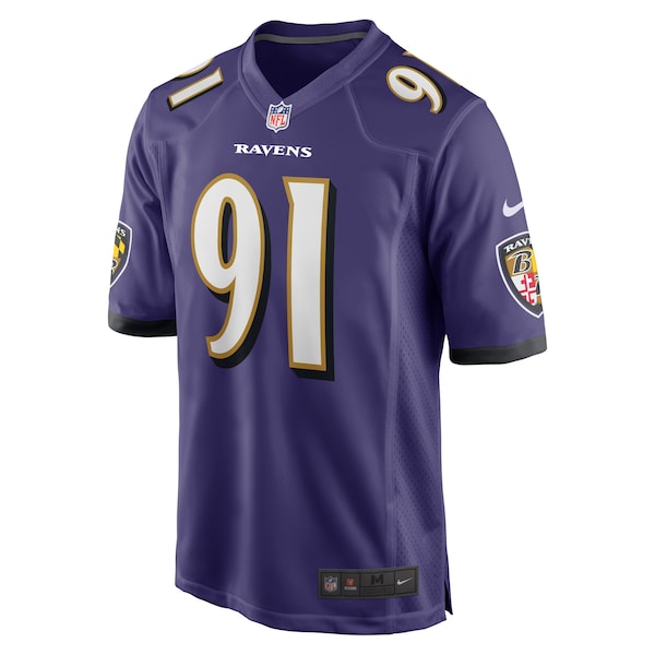Rayshad Nichols Baltimore Ravens Nike Game Player Jersey - Purple - Image 2
