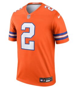 Alternative view of Patrick Surtain II Denver Broncos Nike Mile High Collection 1977 Throwback Player Legend Jersey - Orange