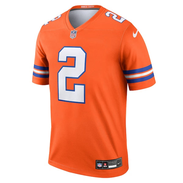 Patrick Surtain II Denver Broncos Nike Mile High Collection 1977 Throwback Player Legend Jersey - Orange - Image 2