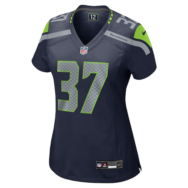 Damarion Williams Seattle Seahawks Nike Women's Game Jersey - Navy - Image 4