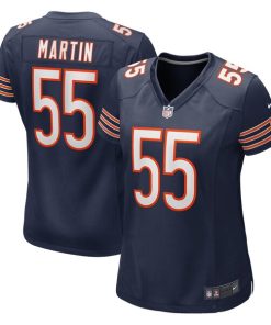 Alternative view of Jacob Martin Chicago Bears Nike Women's  Game Jersey -  Navy