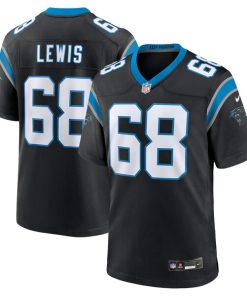 Damien Lewis Carolina Panthers Nike  Game Jersey -  Black