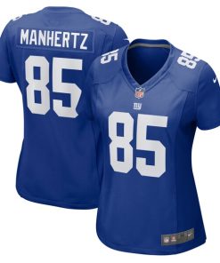 Chris Manhertz New York Giants Nike Women's  Game Jersey -  Royal