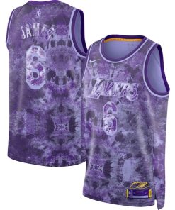 LeBron James Los Angeles Lakers Nike Unisex Select Series Swingman Jersey - Purple