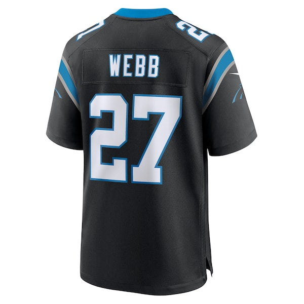 Sam Webb Carolina Panthers Nike Team Game Jersey - Black - Image 3