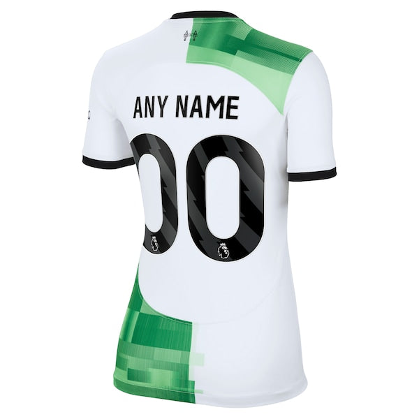 Liverpool Nike Women's 2023/24 Away Replica Custom Jersey - White - Image 3