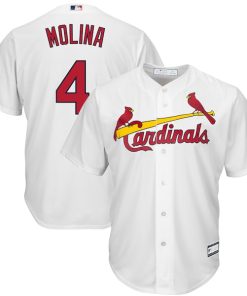 Yadier Molina St. Louis Cardinals Big & Tall Replica Player Jersey - White