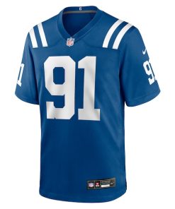 Alternative view of JT Tuimoloau Indianapolis Colts Nike Team Game Jersey -  Royal