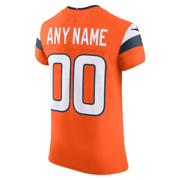 Denver Broncos Nike Team Vapor F.U.S.E. Elite Custom Jersey - Orange - Image 3