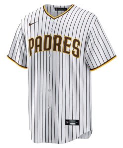 Alternative view of Dylan Cease San Diego Padres Nike Home Replica Jersey - White