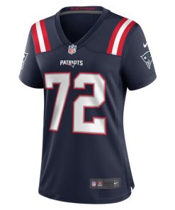 Alternative view of Tyrone Wheatley New England Patriots Nike Women's Team Game Jersey -  Navy