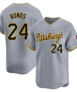 Barry Bonds Pittsburgh Pirates Nike Away Limited Jersey - Gray