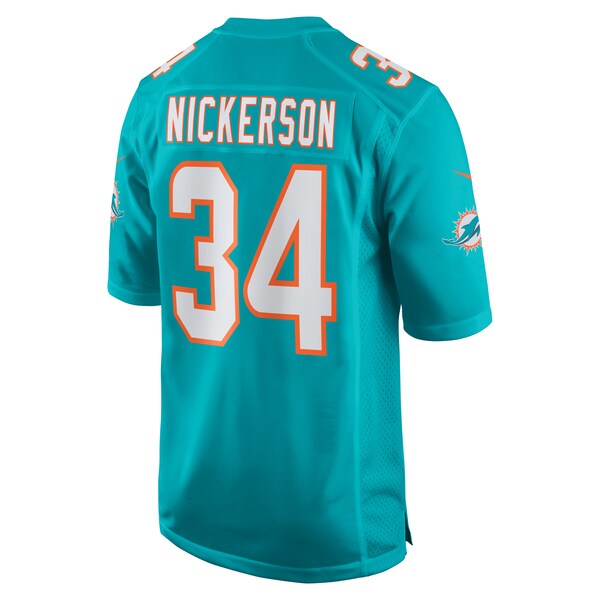 Parry Nickerson Miami Dolphins Nike Team Game Jersey - Aqua - Image 3