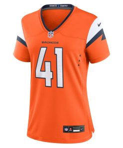Alternative view of Drew Sanders Denver Broncos Nike Women's Team Game Jersey -  Orange