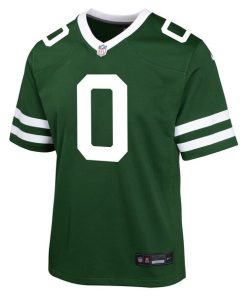 Alternative view of Braelon Allen New York Jets Nike Youth Team Game Jersey - Green