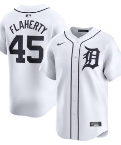 Jack Flaherty Detroit Tigers Nike Home Limited Player Jersey - White