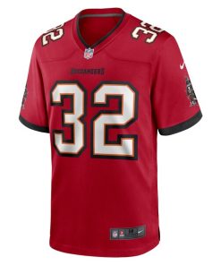 Alternative view of Josh Hayes Tampa Bay Buccaneers Nike  Game Jersey -  Red
