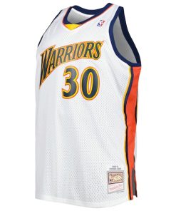 Alternative view of Stephen Curry Golden State Warriors Big & Tall Hardwood Classics 2008/09 Swingman Jersey - White