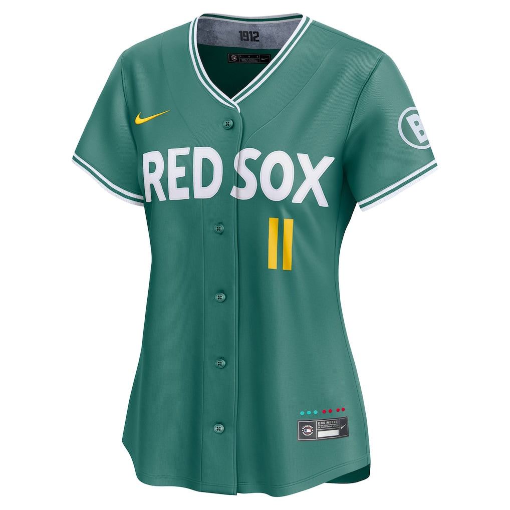 Rafael Devers Boston Red Sox Nike Women's 2025 City Connect Limited Jersey - Green - Image 2