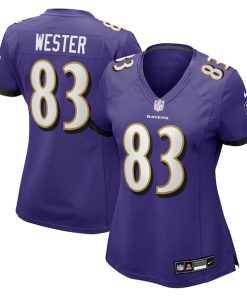 LaJohntay Wester Baltimore Ravens Nike Women's Team Game Jersey -  Purple